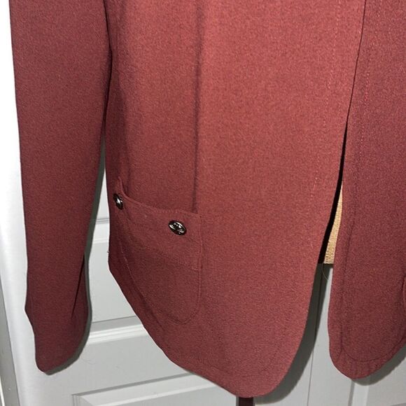 Gramercy by Alice ROI burgundy rust blazer size 14‎ - Picture 3 of 7